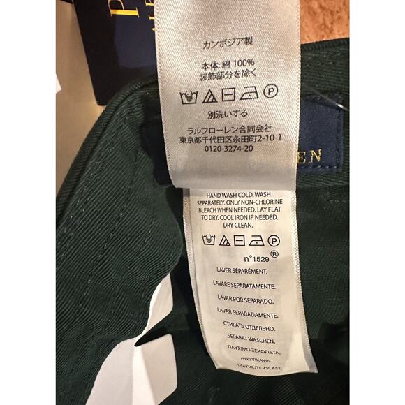 Polo Ralph Lauren Hat Green Ralph's Coffee New York Ball Cap Baseball Hat - Picture 9 of 13